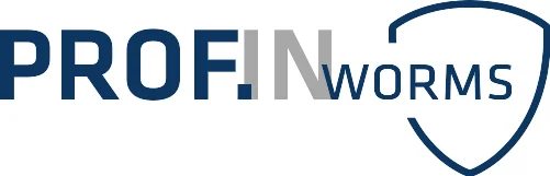 Auf der Grafik ist das Logo des Projektes Prof.In Worms zu sehen.